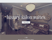 Tablet Screenshot of luxeavenuesalons.com